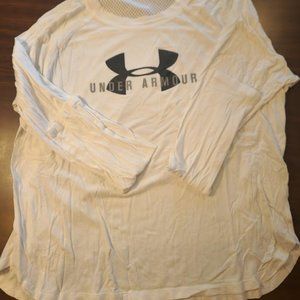 Under armor white t-shirt.